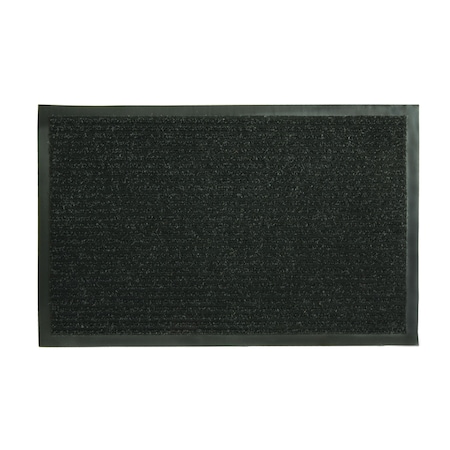 Fanmats Sports Licensing Solutions 18 in. W X 28 in. L Black Ribbed Polypropylene Utility Mat 27390